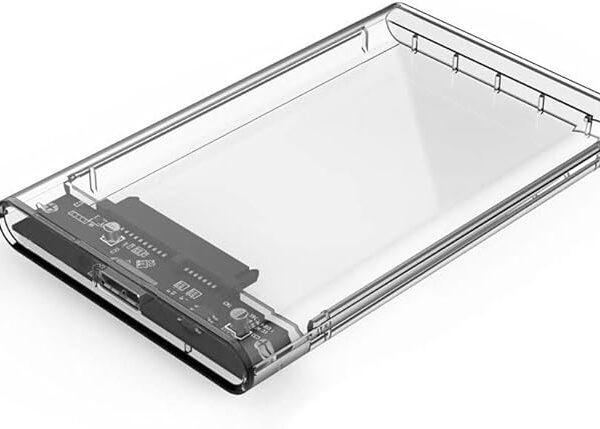 Rack USB3020 HDD Enclosure 25in Transparent Computer Accessory