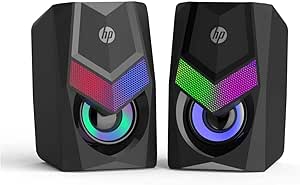 Hp DHE-6000 LED Backlight Audio Player Multimedia Stereo Wired Computer Accessory