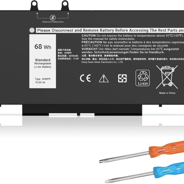 3HWPP Battery for Dell Original Quality Replacement Genuine