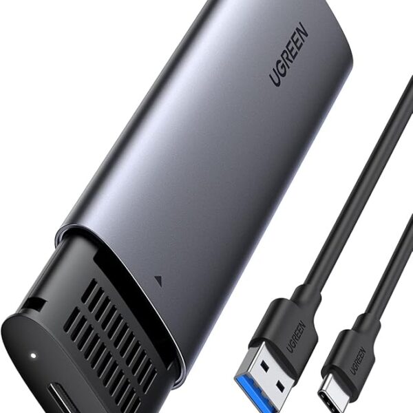 Ugreen CM400 10903 M2 PCIe SATA SSD Enclosure - 32 Gen 1 Grey Computer Accessory